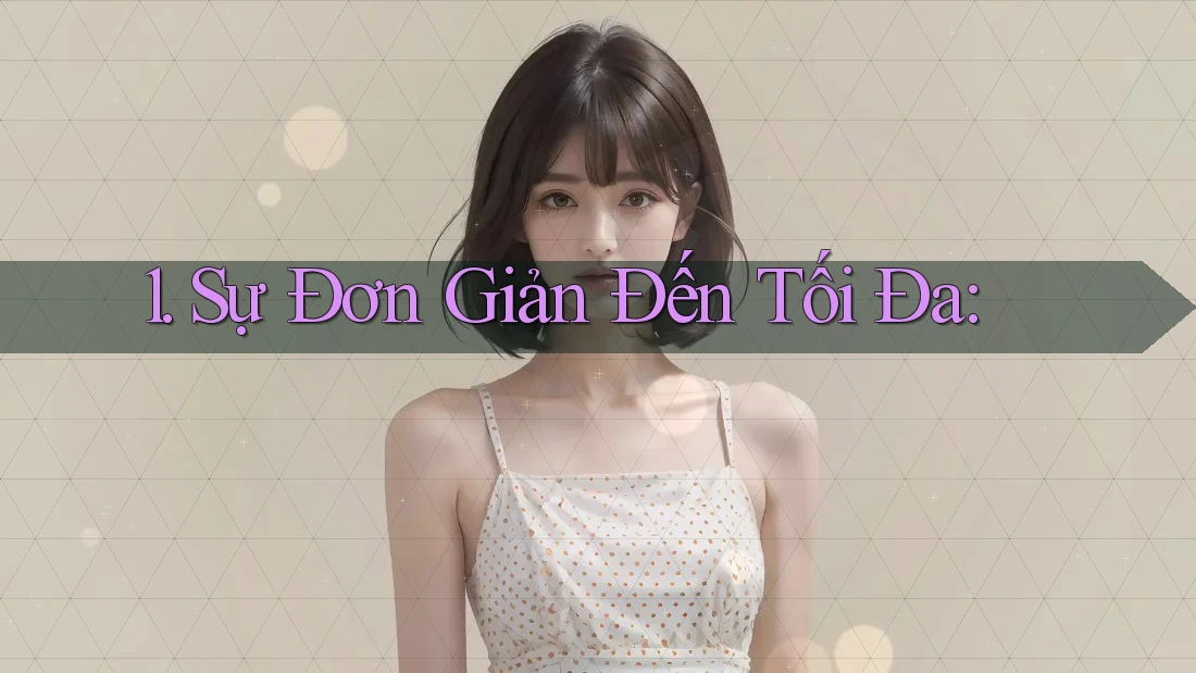 1. Sự Đơn Giản Đến Tối Đa: 1. Sự Đơn Giản Đến Tối Đa: