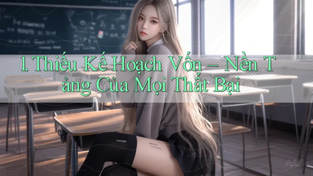 1. Thiếu Kế Hoạch Vốn – Nền Tảng Của Mọi Thất Bại 1. Thiếu Kế Hoạch Vốn – Nền Tảng Của Mọi Thất Bại