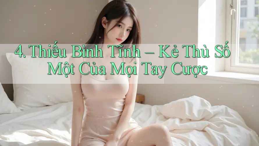 4. Thiếu Bình Tĩnh – Kẻ Thù Số Một Của Mọi Tay Cược