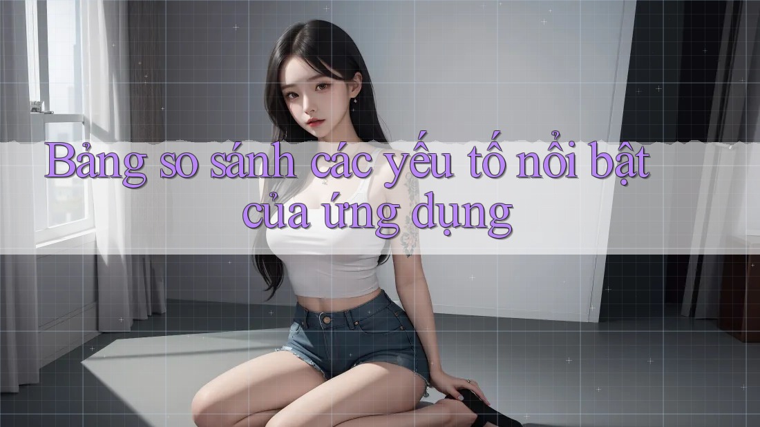 Bảng so sánh các yếu tố nổi bật của ứng dụng Bảng so sánh các yếu tố nổi bật của ứng dụng