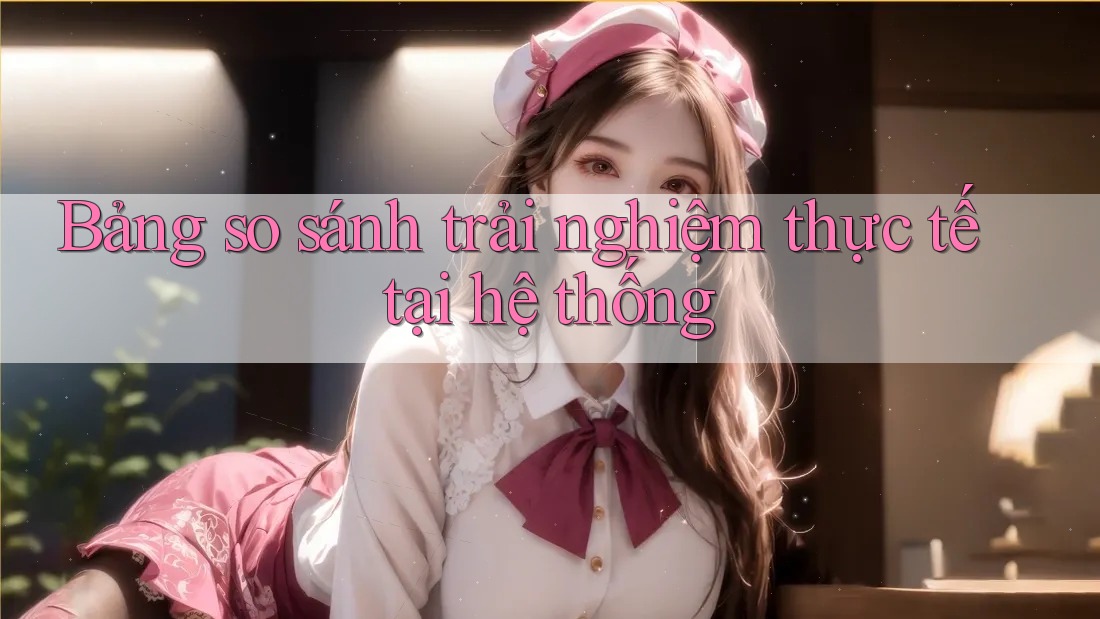 Bảng so sánh trải nghiệm thực tế tại hệ thống