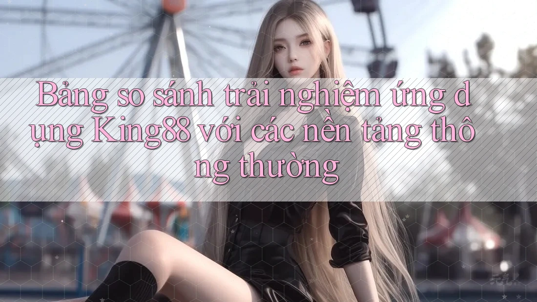 Bảng so sánh trải nghiệm ứng dụng King88 với các nền tảng thông thường