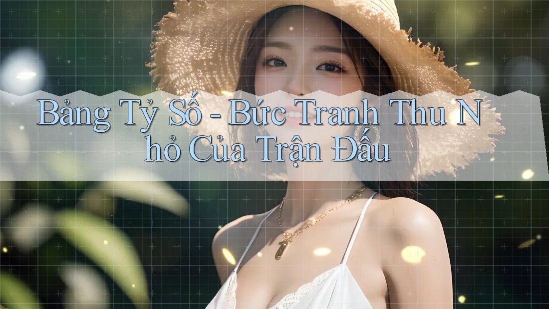 Bảng Tỷ Số - Bức Tranh Thu Nhỏ Của Trận Đấu Bảng Tỷ Số - Bức Tranh Thu Nhỏ Của Trận Đấu