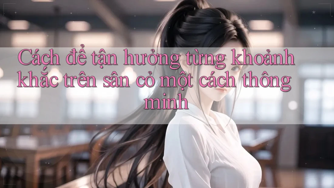 Cách để tận hưởng từng khoảnh khắc trên sân cỏ một cách thông minh Cách để tận hưởng từng khoảnh khắc trên sân cỏ một cách thông minh