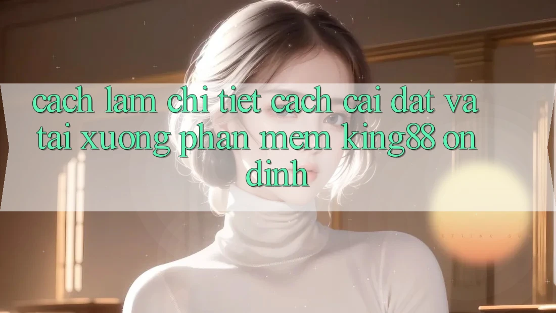 Cách làm Chi Tiết Cách Cài đặt Và Tải xuống Phần mềm King88 Ổn định