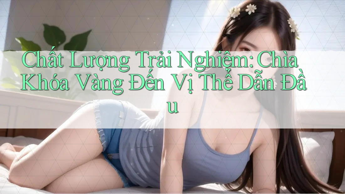 Chất Lượng Trải Nghiệm: Chìa Khóa Vàng Đến Vị Thế Dẫn Đầu Chất Lượng Trải Nghiệm: Chìa Khóa Vàng Đến Vị Thế Dẫn Đầu