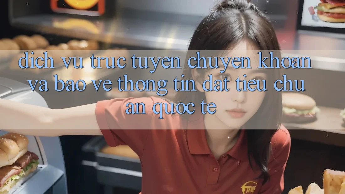 Dịch vụ trực tuyến Chuyển khoản Và Bảo vệ thông tin Đạt Tiêu Chuẩn Quốc Tế