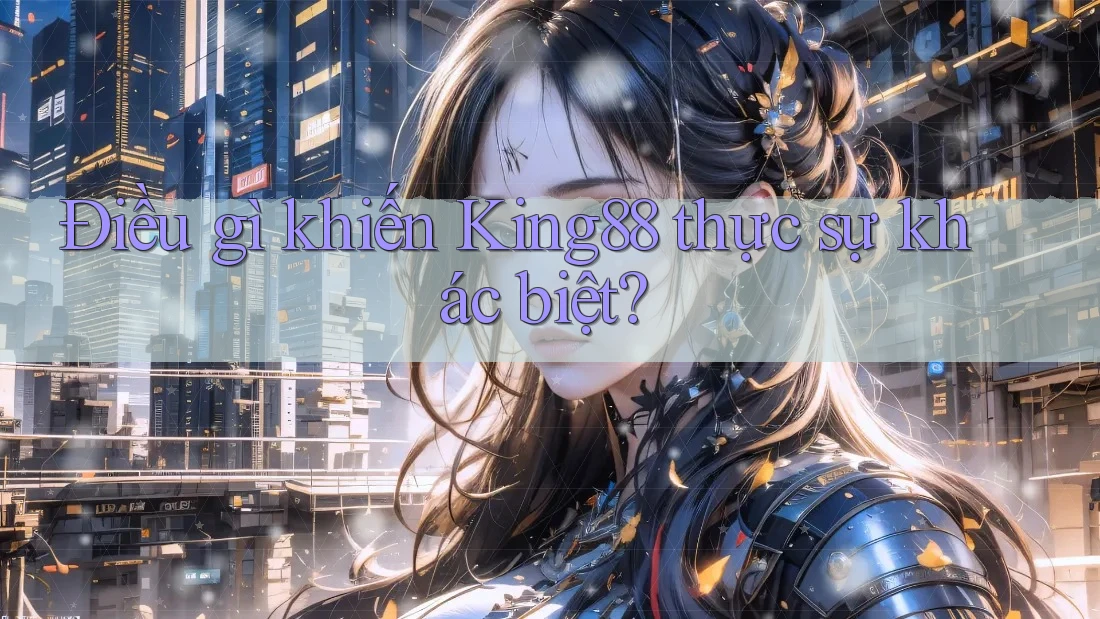 Điều gì khiến King88 thực sự khác biệt? Điều gì khiến King88 thực sự khác biệt?