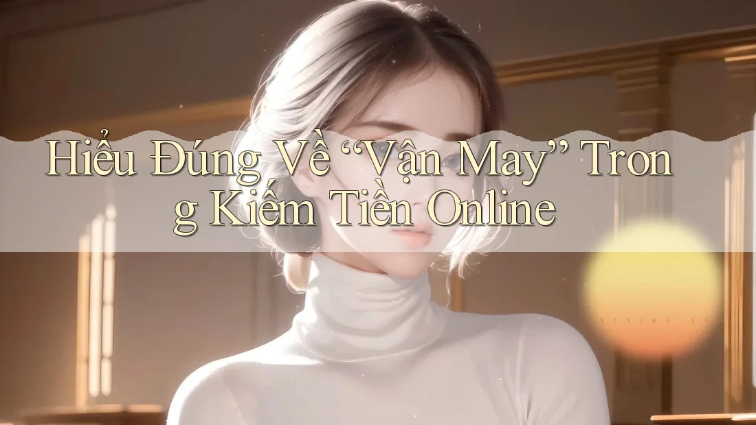 Hiểu Đúng Về “Vận May” Trong Kiếm Tiền Online