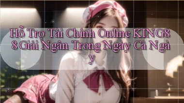 hỗ trợ tài chính online king88 giải ngân trong ngày cả ngày