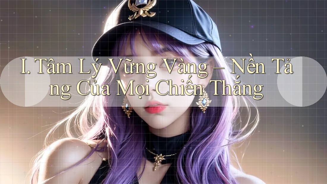 I. Tâm Lý Vững Vàng – Nền Tảng Của Mọi Chiến Thắng