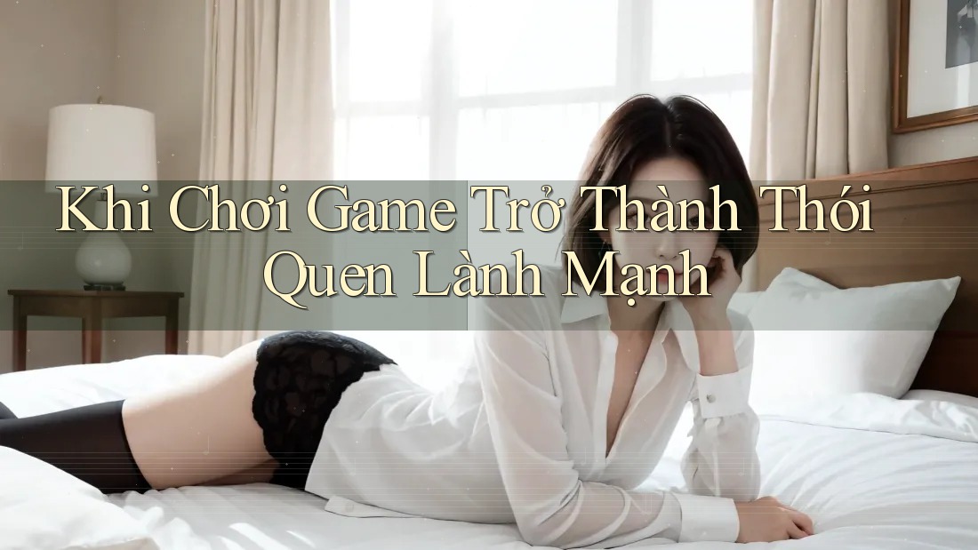 Khi Chơi Game Trở Thành Thói Quen Lành Mạnh Khi Chơi Game Trở Thành Thói Quen Lành Mạnh