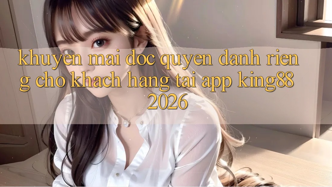Khuyến Mãi Độc Quyền Dành Riêng Cho Khách hàng Tải App King88 2026 Khuyến Mãi Độc Quyền Dành Riêng Cho Khách hàng Tải App King88 2026