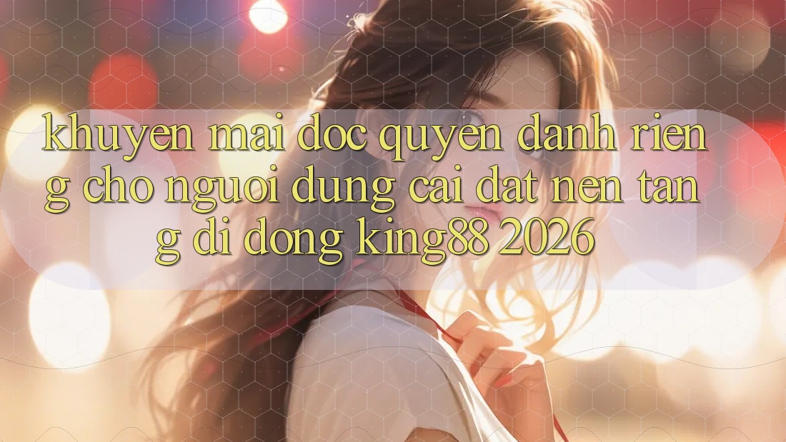 Khuyến Mãi Độc Quyền Dành Riêng Cho Người Dùng Cài đặt Nền tảng di động King88 2026 Khuyến Mãi Độc Quyền Dành Riêng Cho Người Dùng Cài đặt Nền tảng di động King88 2026