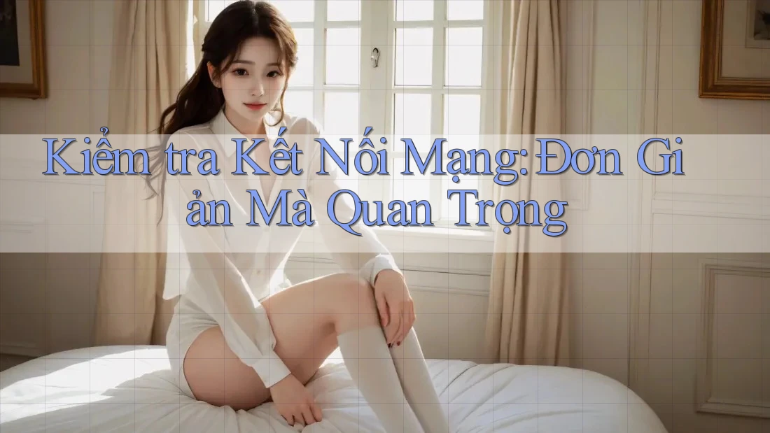 Kiểm tra Kết Nối Mạng: Đơn Giản Mà Quan Trọng Kiểm tra Kết Nối Mạng: Đơn Giản Mà Quan Trọng