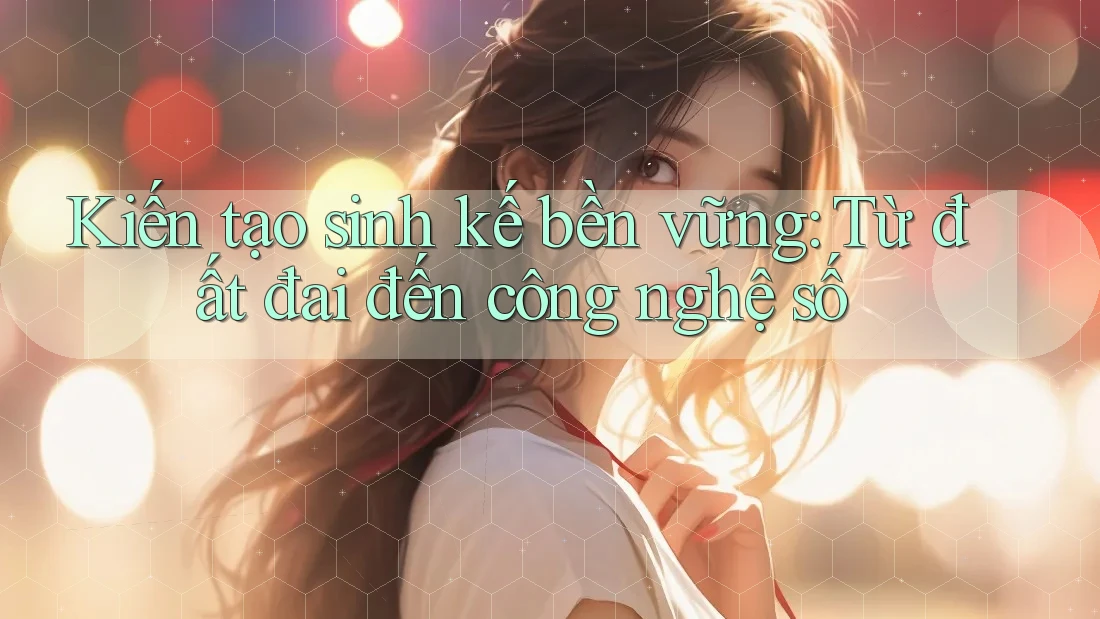 Kiến tạo sinh kế bền vững: Từ đất đai đến công nghệ số Kiến tạo sinh kế bền vững: Từ đất đai đến công nghệ số