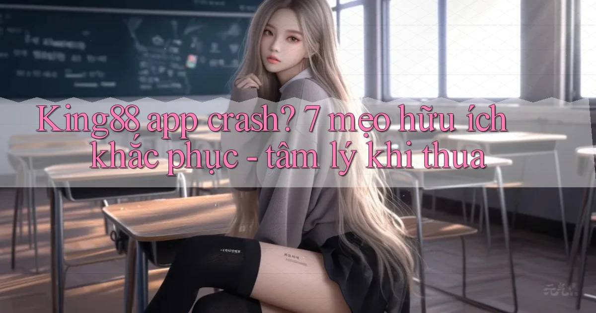 King88 app crash 7 mẹo hữu ích khắc phục   tâm lý khi thua