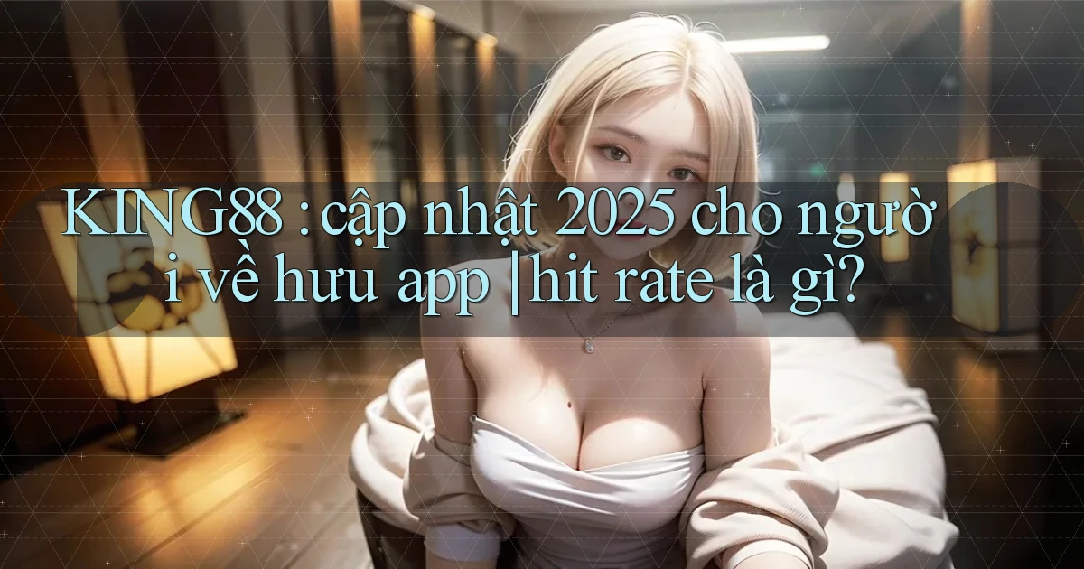 KING88 cập nhật 2025 cho người về hưu app hit rate là gì