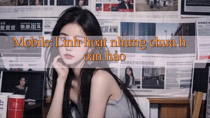 Mobile: Linh hoạt nhưng chưa hoàn hảo Mobile: Linh hoạt nhưng chưa hoàn hảo