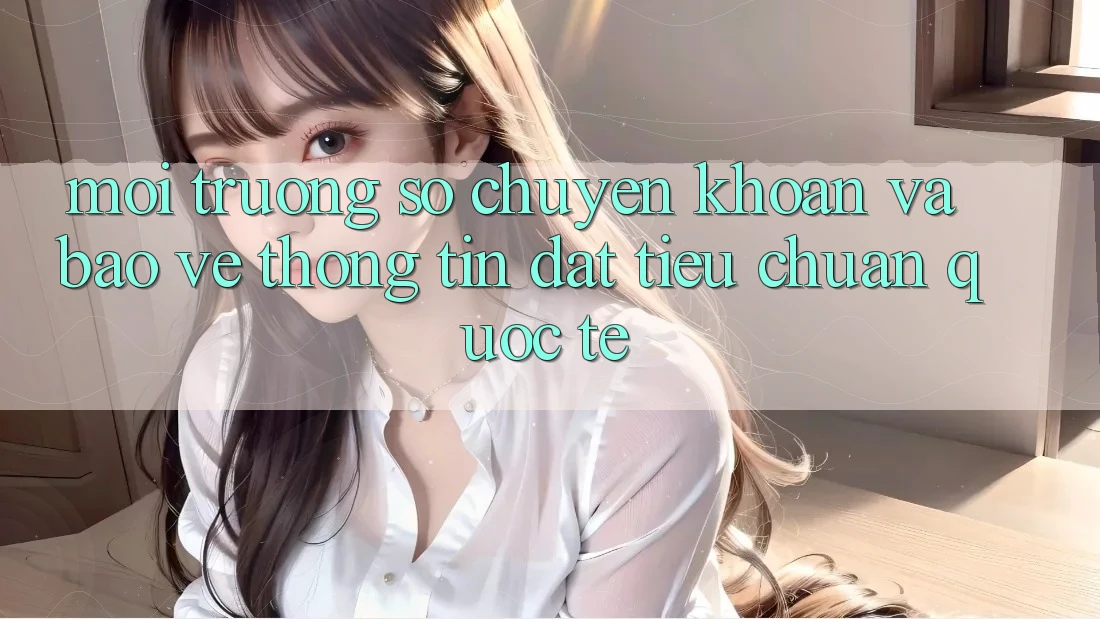 Môi trường số Chuyển khoản Và Bảo vệ thông tin Đạt Tiêu Chuẩn Quốc Tế Môi trường số Chuyển khoản Và Bảo vệ thông tin Đạt Tiêu Chuẩn Quốc Tế