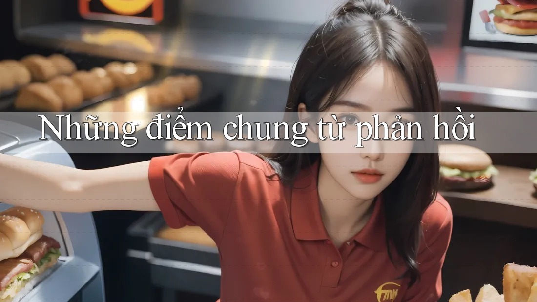 Những điểm chung từ phản hồi Những điểm chung từ phản hồi