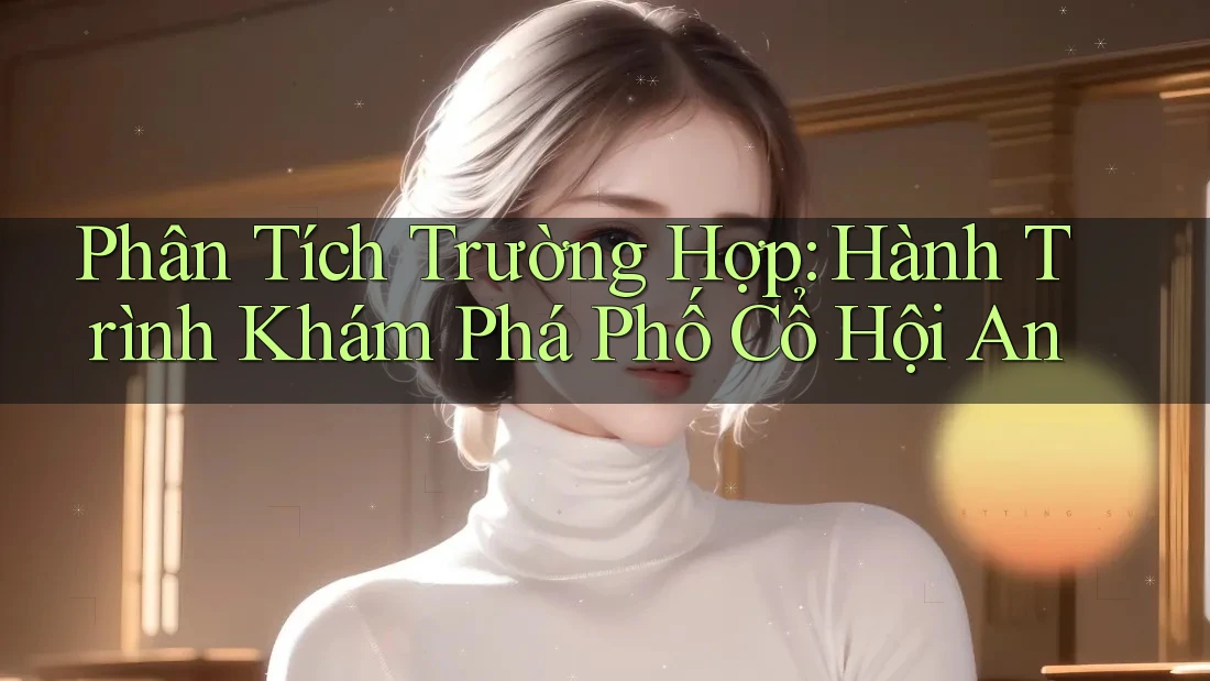 Phân Tích Trường Hợp: Hành Trình Khám Phá Phố Cổ Hội An Phân Tích Trường Hợp: Hành Trình Khám Phá Phố Cổ Hội An