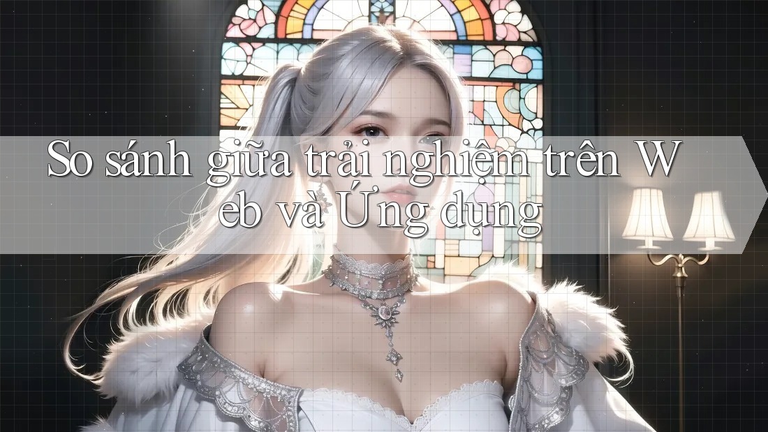 So sánh giữa trải nghiệm trên Web và Ứng dụng So sánh giữa trải nghiệm trên Web và Ứng dụng