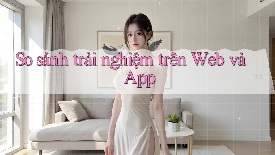 So sánh trải nghiệm trên Web và App So sánh trải nghiệm trên Web và App