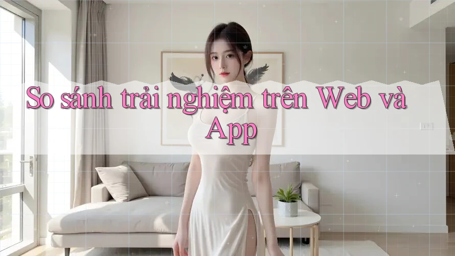 So sánh trải nghiệm trên Web và App So sánh trải nghiệm trên Web và App