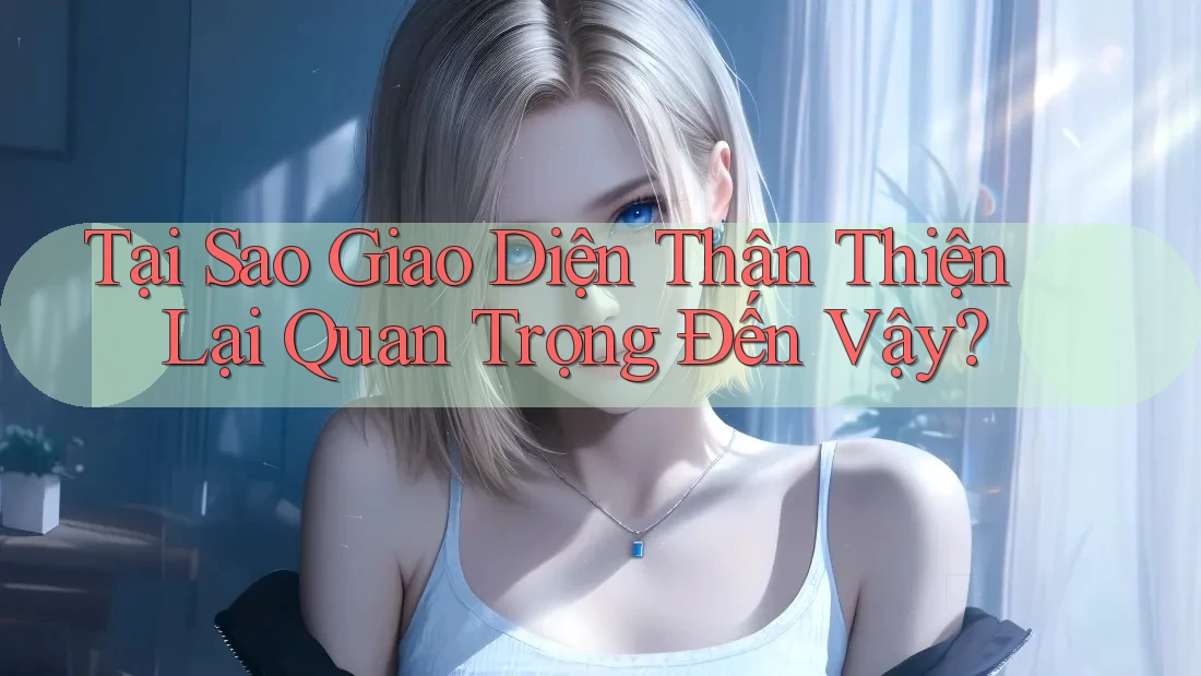 Tại Sao Giao Diện Thân Thiện Lại Quan Trọng Đến Vậy? Tại Sao Giao Diện Thân Thiện Lại Quan Trọng Đến Vậy?