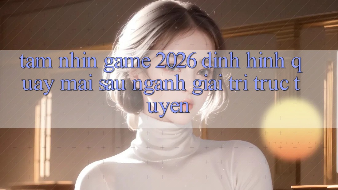 Tầm Nhìn “Game 2026” – Định Hình Quay mai sau Ngành Giải Trí Trực Tuyến Tầm Nhìn “Game 2026” – Định Hình Quay mai sau Ngành Giải Trí Trực Tuyến