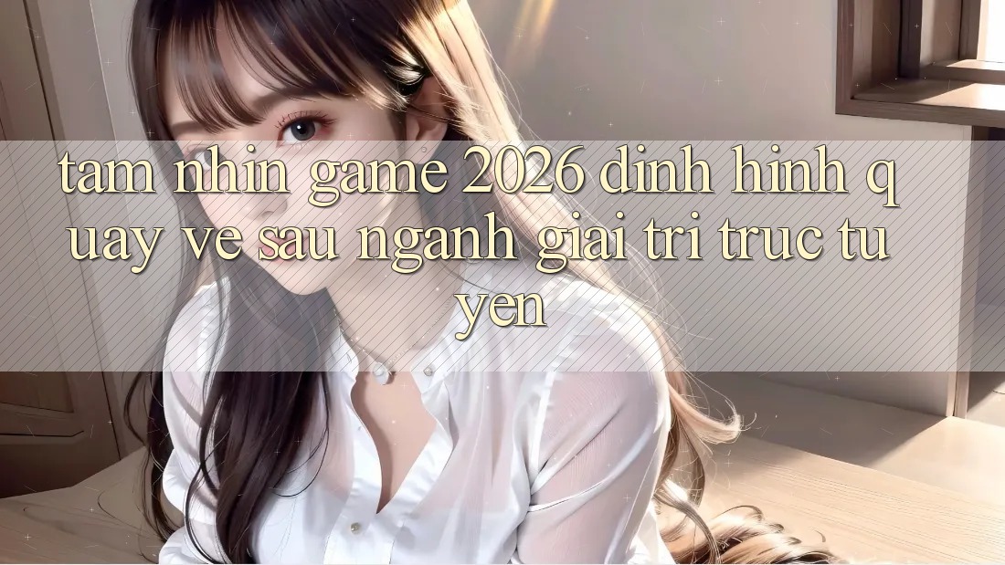 Tầm Nhìn “Game 2026” – Định Hình Quay về sau Ngành Giải Trí Trực Tuyến Tầm Nhìn “Game 2026” – Định Hình Quay về sau Ngành Giải Trí Trực Tuyến