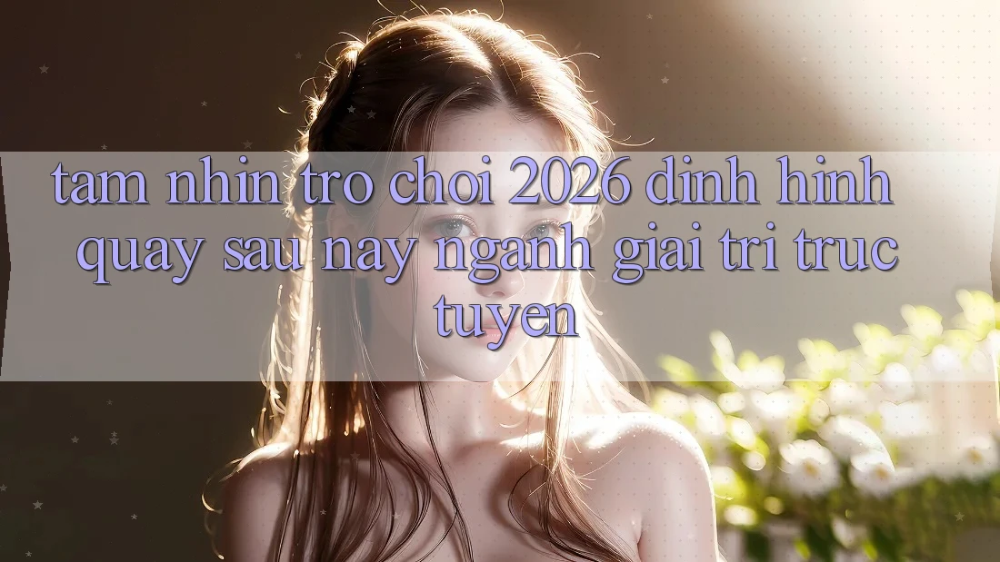 Tầm Nhìn “Trò chơi 2026” – Định Hình Quay sau này Ngành Giải Trí Trực Tuyến Tầm Nhìn “Trò chơi 2026” – Định Hình Quay sau này Ngành Giải Trí Trực Tuyến