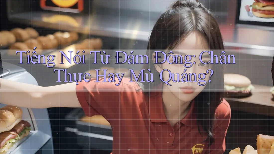 Tiếng Nói Từ Đám Đông: Chân Thực Hay Mù Quáng? Tiếng Nói Từ Đám Đông: Chân Thực Hay Mù Quáng?