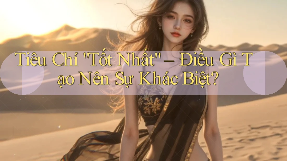 Tiêu Chí “Tốt Nhất” – Điều Gì Tạo Nên Sự Khác Biệt? Tiêu Chí “Tốt Nhất” – Điều Gì Tạo Nên Sự Khác Biệt?