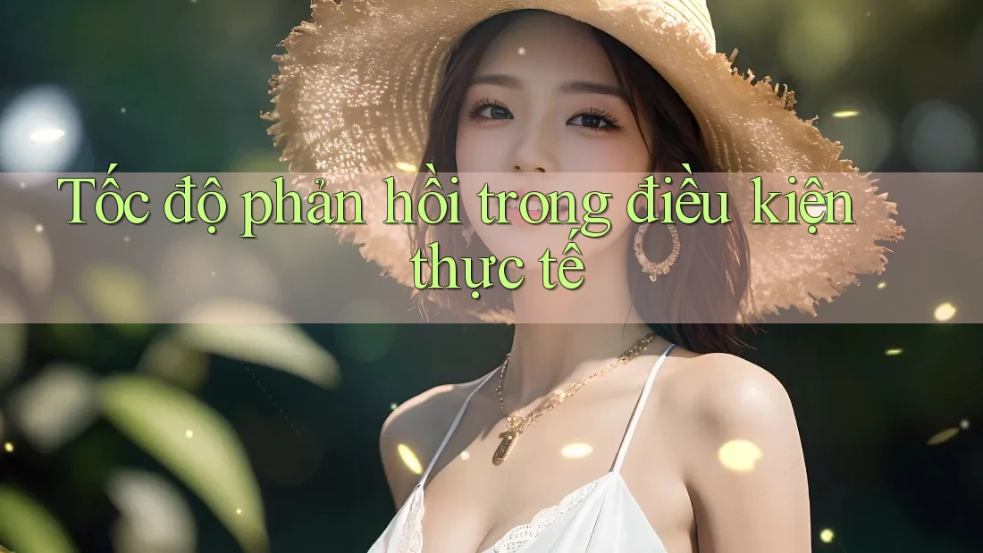 Tốc độ phản hồi trong điều kiện thực tế Tốc độ phản hồi trong điều kiện thực tế