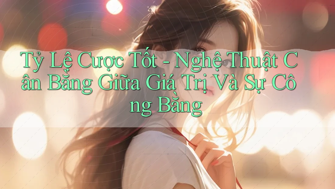 Tỷ Lệ Cược Tốt - Nghệ Thuật Cân Bằng Giữa Giá Trị Và Sự Công Bằng Tỷ Lệ Cược Tốt - Nghệ Thuật Cân Bằng Giữa Giá Trị Và Sự Công Bằng